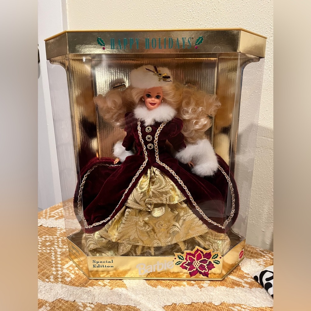 Happy holidays Christmas Barbie